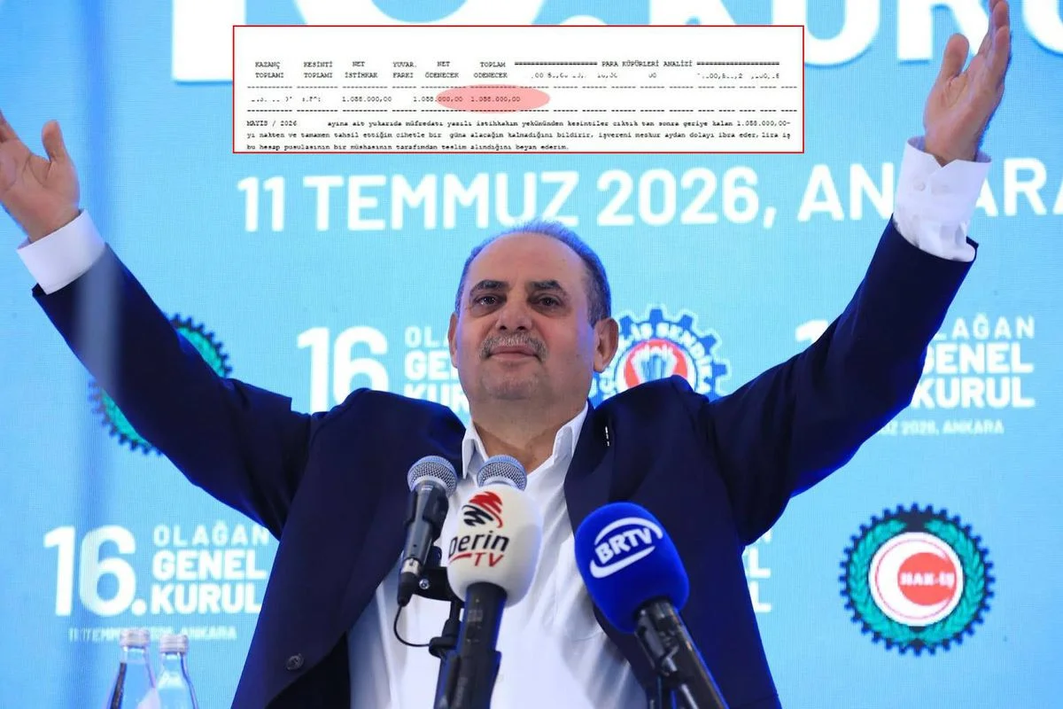 Sendika Başkanının Maaşı Gündem Oldu: Aylık Geliri 1 Milyon TL'yi Aşıyor - Son Dakika
